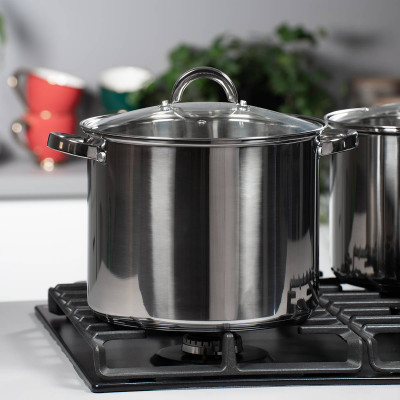 Garnek ze stali nierdzewnej wysoki TOPFANN Stockpot 8l