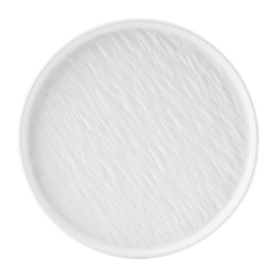 Talerz deserowy ceramiczny biały PRIMA DECO Lava 21 cm
