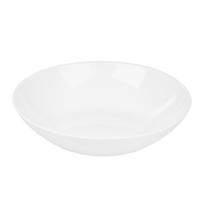 Talerz głęboki talerz na zupę szkło hartowane biały Classic 20 cm