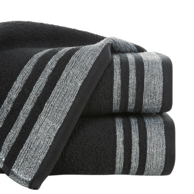 Ręcznik łazienkowy Mery czarny 50x90 cm