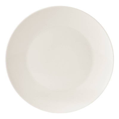 Talerz płytki porcelanowy talerz obiadowy kremowy 26,5 cm