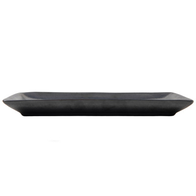 Półmisek ceramiczny prostokątny Manhattan czarny 30x14 cm