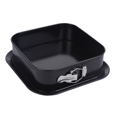 Tortownica kwadratowa forma do ciasta 27,5x27,5x8 cm nieprzywierająca non-stick odpinany rant