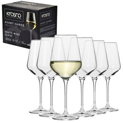 Kieliszki do wina białego KROSNO Avant-Garde 390 ml komplet 6 szt