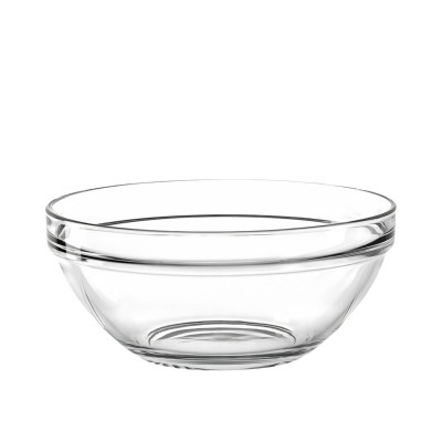Salaterka szklana okrągła Klara 18 cm 1,3l