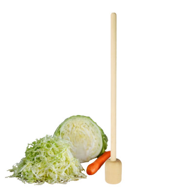 Tłuczek do kapusty drewniany 6,5x90 cm