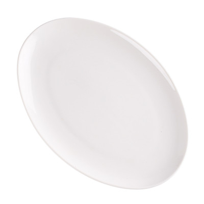 Półmisek porcelanowy owalny kremowy 25 cm