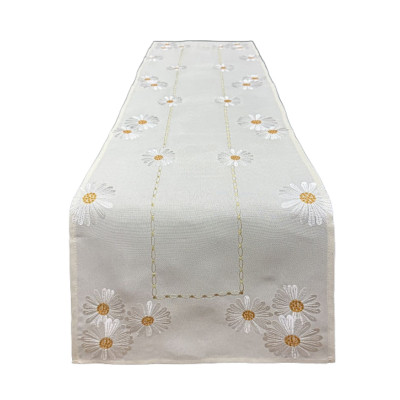 Bieżnik haftowany stokrotki 50x100 cm