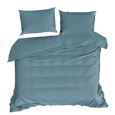 Komplet pościeli z satyny bawełnianej Nova 3 petrol 160x200 cm