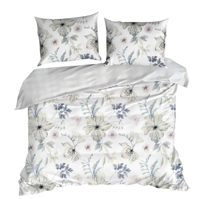 Komplet pościeli z satyny bawełnianej Spring 37 kwiaty 140x200 cm