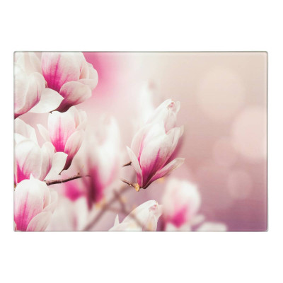 Deska szklana deska do krojenia Magnolie 25x35 cm
