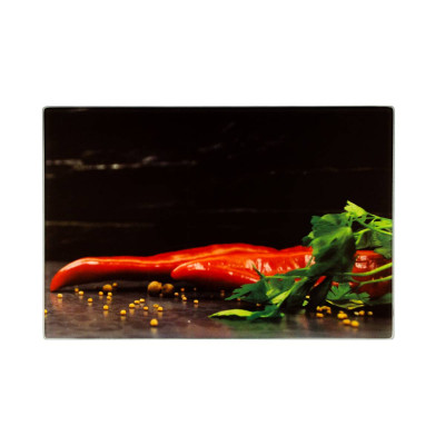 Deska szklana do krojenia Chili 20x30 cm