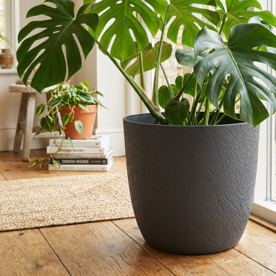 Osłonka na doniczkę Turo Eco Recycled 30 antracyt (bez wkładu)