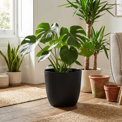 Osłonka na doniczkę Turo Eco Recycled 24 czarna