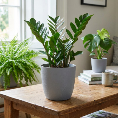 Osłonka na doniczkę Turo Eco Recycled 17 platyna