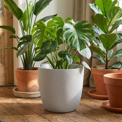 Osłonka na doniczkę Turo Eco Recycled 24 platyna