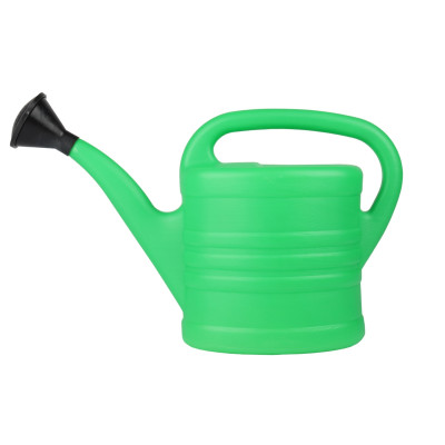 Konewka ogrodowa plastikowa z sitkiem zielona 5l