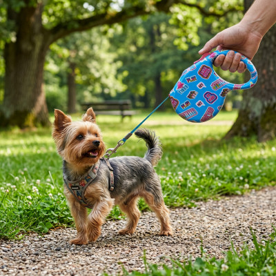 Smycz automatyczna dla psa 3m wzory