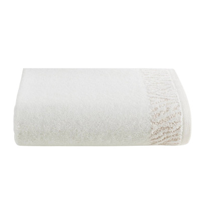 Chłonny biały ręcznik do twarzy i rąk Margo 50x90 cm miękka bawełna frotte