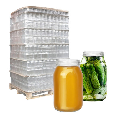 Słoik szklany na przetwory 900 ml paleta 384 SZT na miód, ogórki dżem