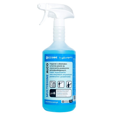 Uniwersalny płyn czyszczący w piance z alkoholem Eco Shine Multishine Alco 1L