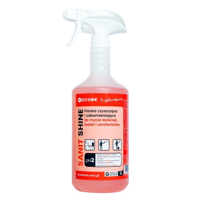 Pianka czyszcząco-odkamieniająca do łazienek Eco Shine Sanit Shine 1L