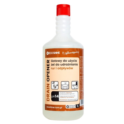 Żel do udrażniania rur i odpływów Eco Shine Drain Opener 1L