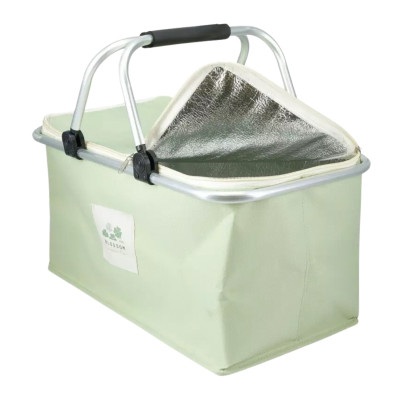 Składany kosz termiczny z aluminiowym stelażem 35L mix kolorów