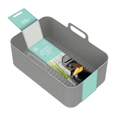 Wkład silikonowy prostokątny do frytkownicy Air Fryer 20x12x7 cm