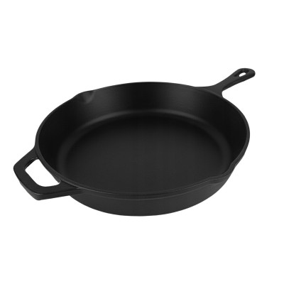 Patelnia żeliwna z uchwytem gaz indukcja piekarnik 26,5 cm
