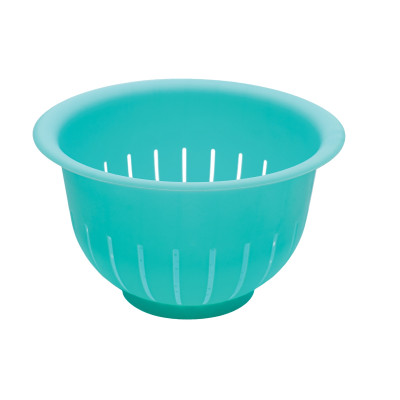 Cedzak plastikowy okrągły kwiatek 26 cm mix kolorów