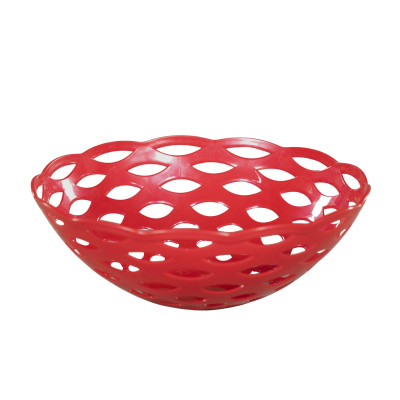 Plastikowy koszyk na owoce i warzywa ażurowy 32 cm mix kolorów
