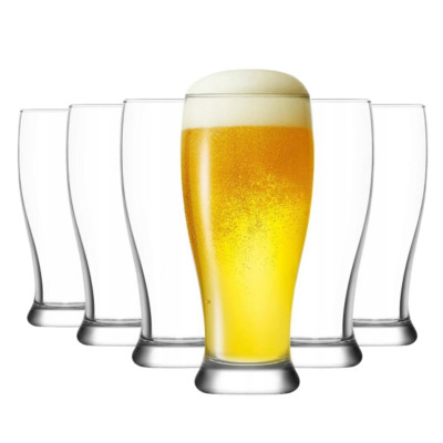 Zestaw 6 szklanek do piwa i napojów LAV Brotto 330 ml
