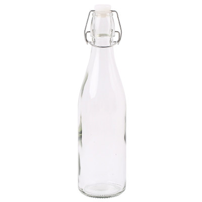 Szklana butelka z klipsem 500 ml na soki nalewki