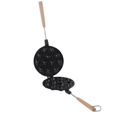 Patelnia forma do pieczenia orzeszków non-stick czarna na gaz