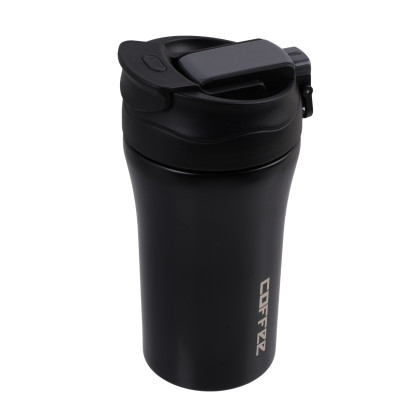 Kubek termiczny ze słomką COFFEE 450 ml