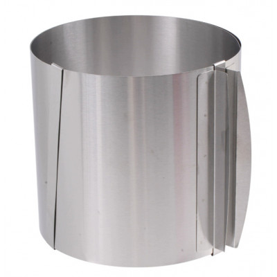Regulowany rant cukierniczy 16–30 cm, wysokość 15 cm