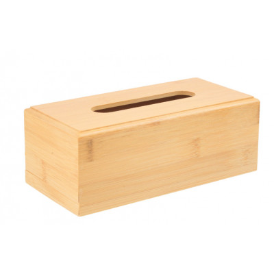 Bambusowy pojemnik na chusteczki 24 × 12 × 9 cm