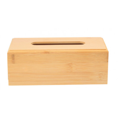 Bambusowy pojemnik na chusteczki 24 × 12 × 9 cm