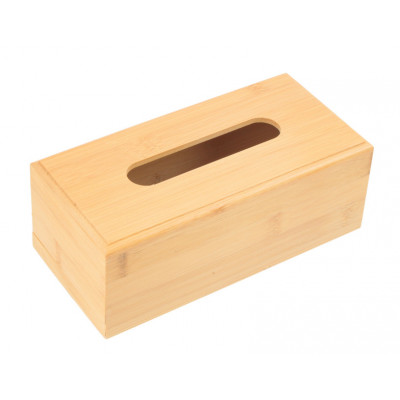 Bambusowy pojemnik na chusteczki 24 × 12 × 9 cm