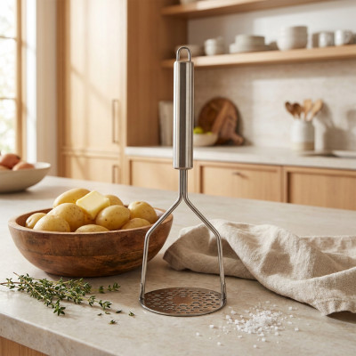 Tłuczek do ziemniaków ze stali nierdzewnej 24 cm YW-50