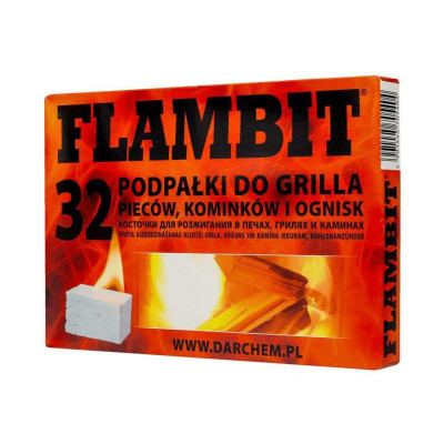 Podpałka do grilla i kominka Flambit 32 kostki