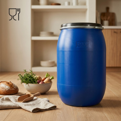 Beczka plastikowa z obejmą 220l