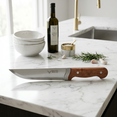 Nóż kuchenny 18 cm z brązową rękojeścią 26PHU-825-2