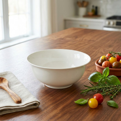 Miska porcelanowa 17 cm – kremowa