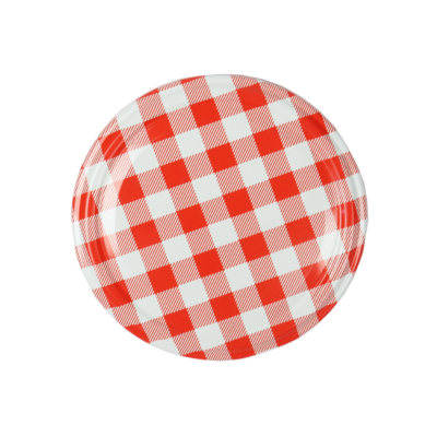 Zakrętka do słoika fi82 6 zaczepów kratka/kropki