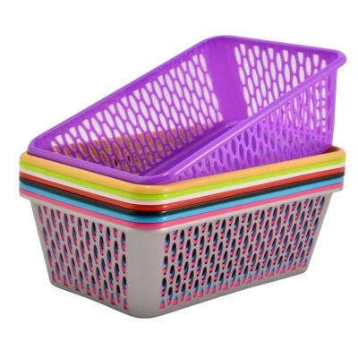 Koszyk plastikowy Kaja mix kolorów 30x20x10 cm