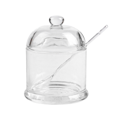 Cukiernica szklana z łyżeczką 300 ml