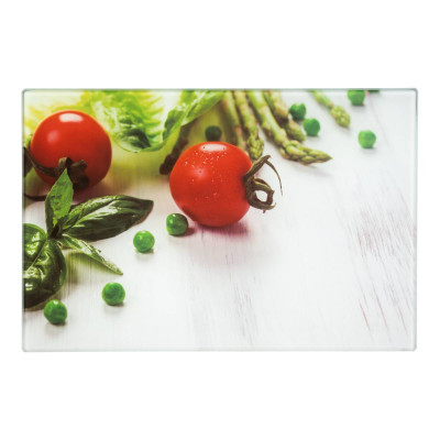 Deska szklana do krojenia PRIMA DECO Pomidorki 25x35 cm