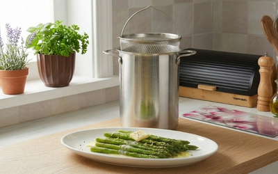 Jak ugotować szparagi? Wybieramy idealny garnek do szparagów.